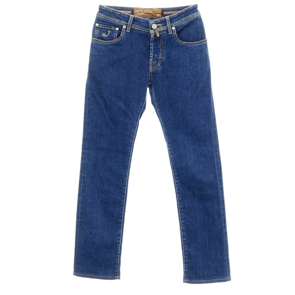 【中古】ヤコブコーエン JACOB COHEN LIMITED EDITION NICK LTD ストレッチ デニムパンツ ジーンズ ネイビーブルー【 サイズ28 】【 状態ランクB 】【 メンズ 】 [APD]