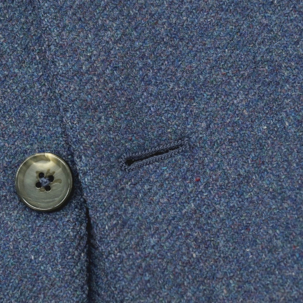 【中古】イザイア ISAIA SAILOR ウールカシミヤ 3B テーラードジャケット ブルー【サイズ46】【 状態ランクB 】【 メンズ 】[APD]