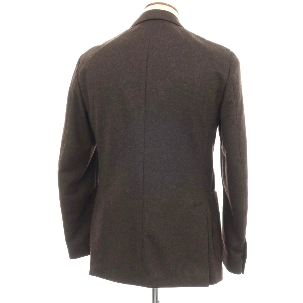 【中古】ラルディーニ LARDINI ウール 2B テーラードジャケット ブラウン【 48 】【 状態ランクB 】【 メンズ 】 []