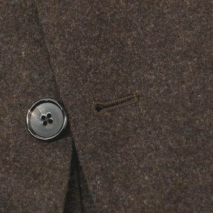 【中古】ラルディーニ LARDINI ウール 2B テーラードジャケット ブラウン【 48 】【 状態ランクB 】【 メンズ 】 []