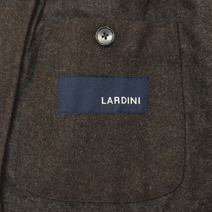【中古】ラルディーニ LARDINI ウール 2B テーラードジャケット ブラウン【 48 】【 状態ランクB 】【 メンズ 】 []