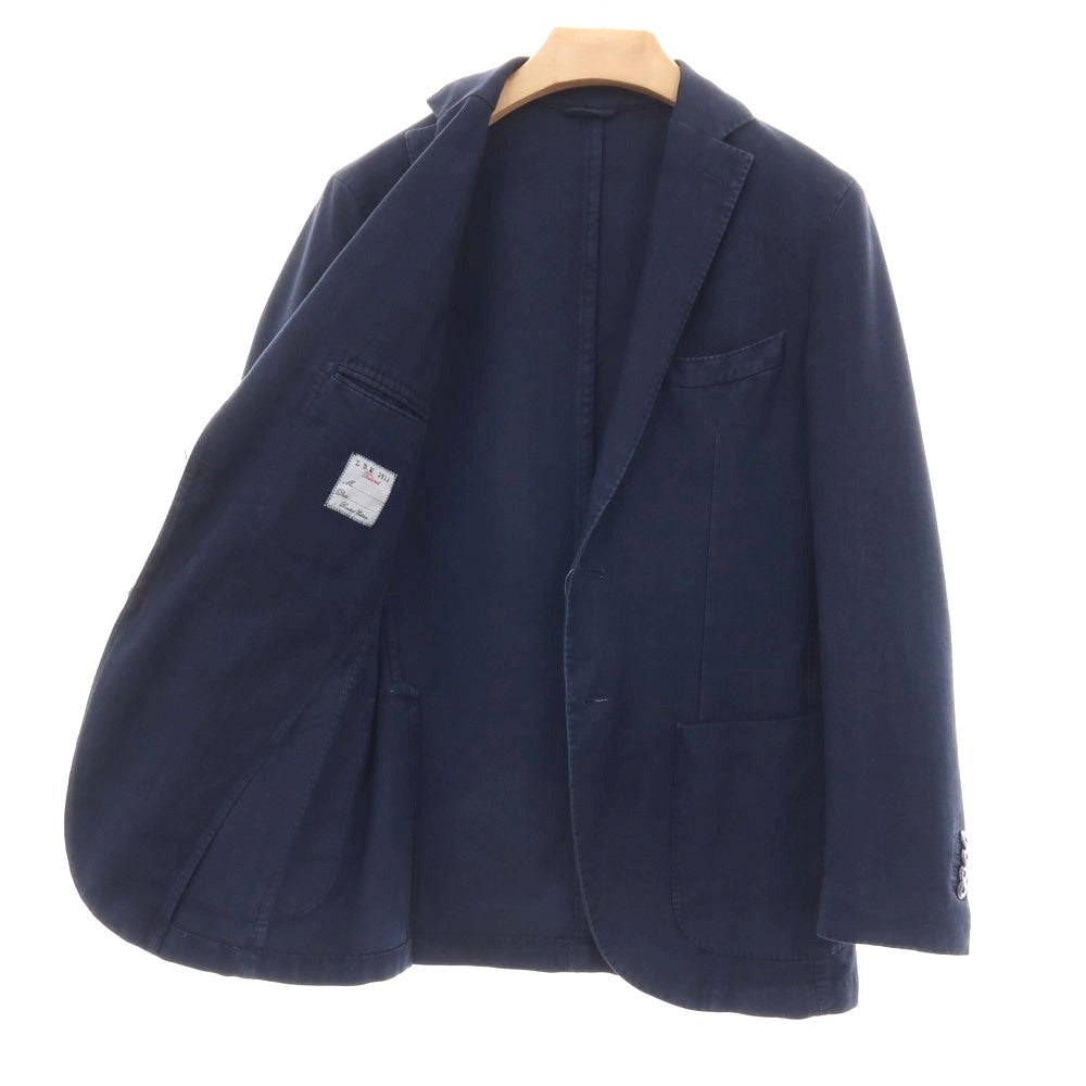【中古】エルビーエム1911 L.B.M.1911 コットン ヘリンボーン 2B テーラードジャケット ネイビー【サイズ46】【 状態ランクC 】【 メンズ 】