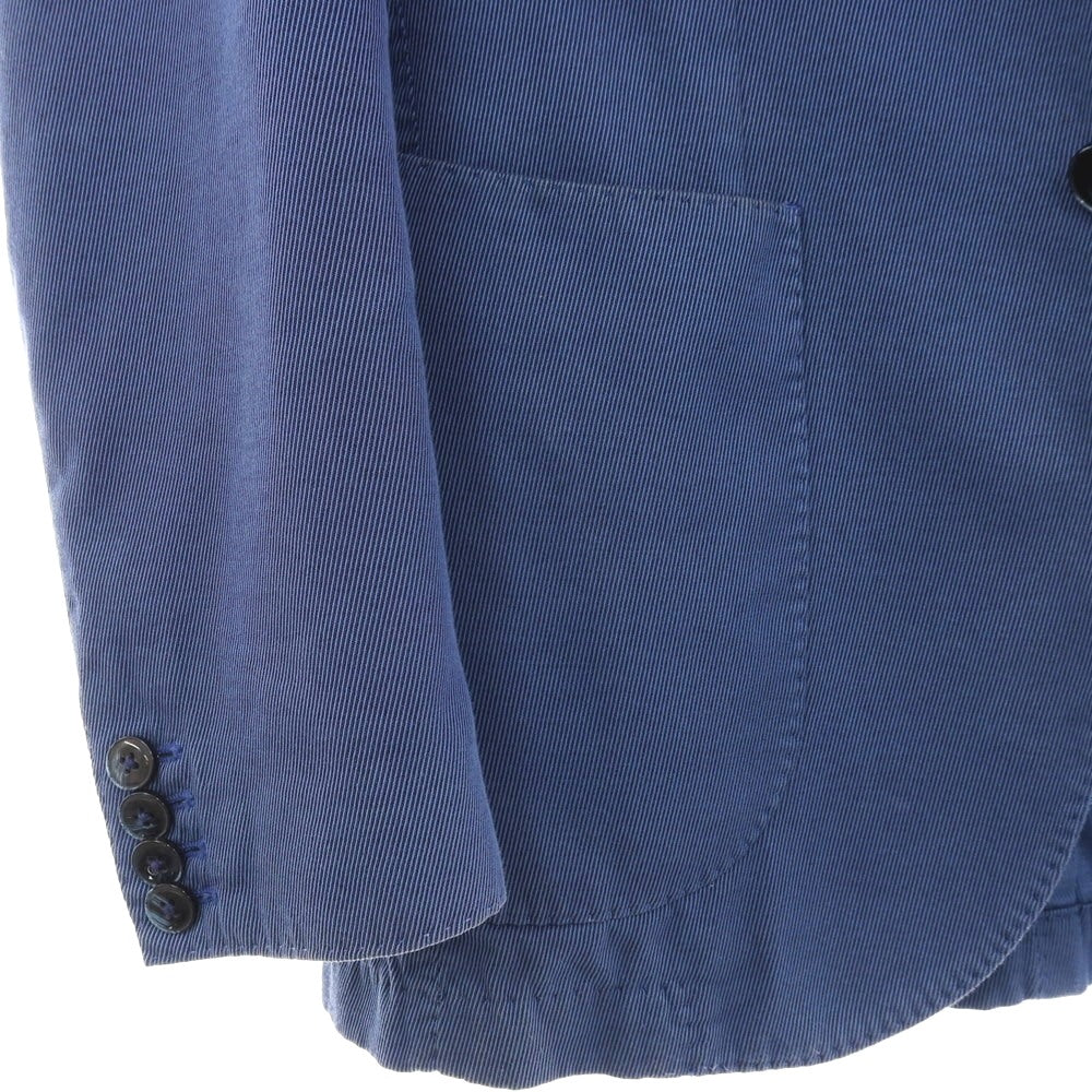 【中古】エルビーエム1911 L.B.M.1911 コットンモヘヤ 2B テーラードジャケット ブルー【サイズ48】【 状態ランクC 】【 メンズ 】