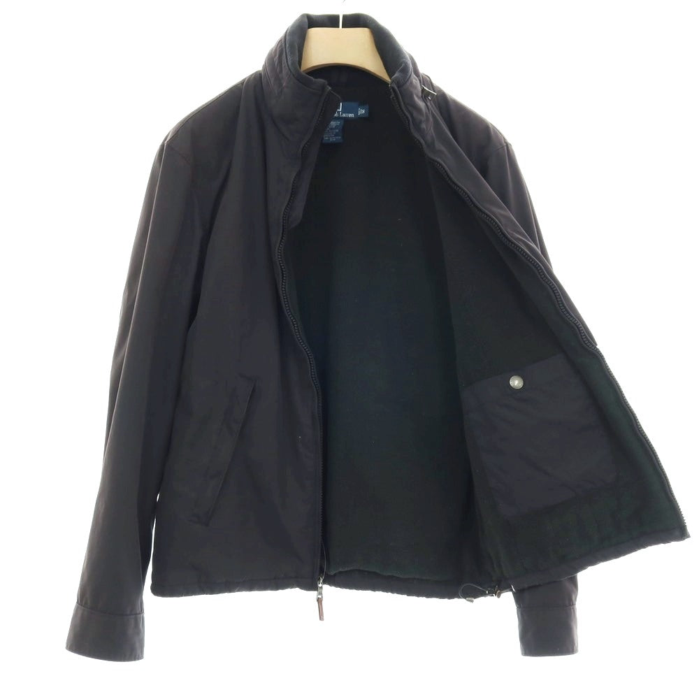 【中古】ポロ ラルフローレン Polo Ralph Lauren ポリエステル 中綿入り ジップアップ スイングトップ ブラック【サイズS】【 状態ランクD 】【 メンズ 】
