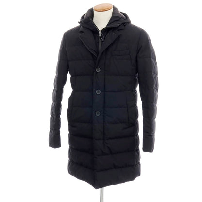 【中古】ヘルノ Herno ダウンコート ブラック【サイズ48】【 状態ランクD 】【 メンズ 】