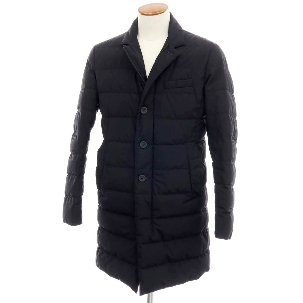 【中古】ヘルノ Herno ダウンコート ブラック【サイズ48】【 状態ランクD 】【 メンズ 】