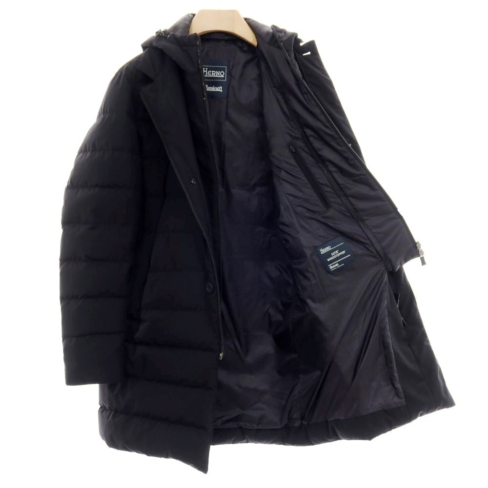 【中古】ヘルノ Herno ダウンコート ブラック【サイズ48】【 状態ランクD 】【 メンズ 】