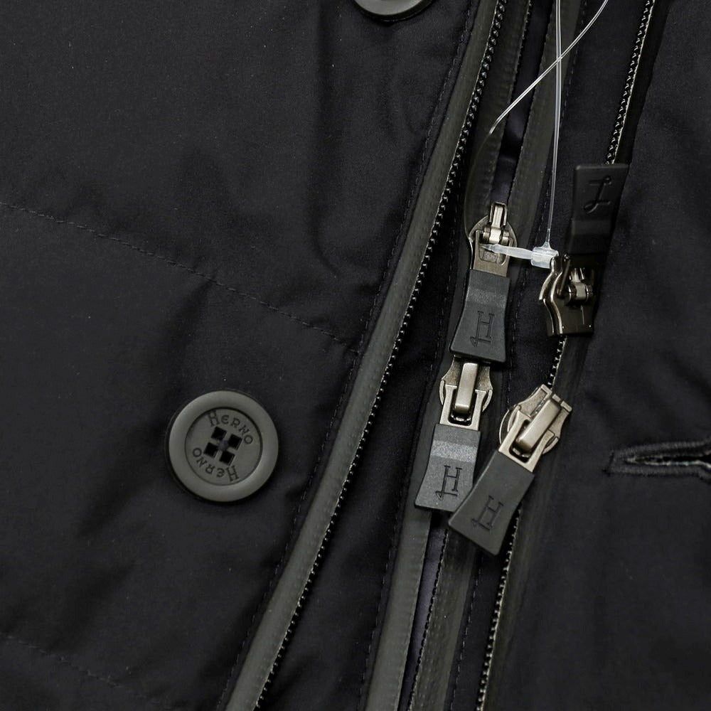 【中古】ヘルノ Herno ダウンコート ブラック【サイズ48】【 状態ランクD 】【 メンズ 】