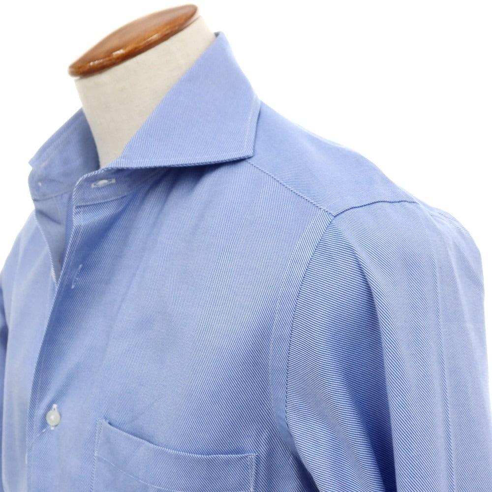 【中古】フェアファクス FAIRFAX コットン ホリゾンタルカラー ドレスシャツ ブルー【サイズ39】【 状態ランクB 】【 メンズ 】