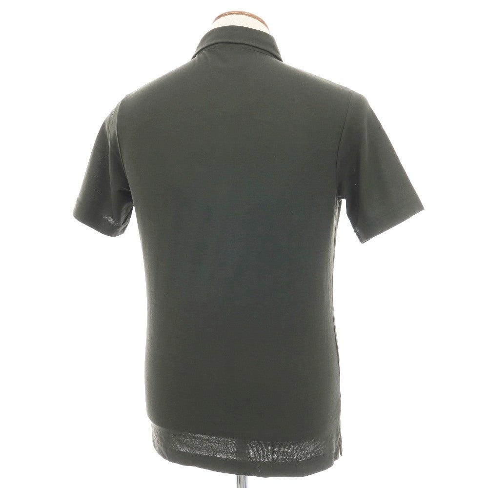 【中古】ザノーネ ZANONE アイスコットン 半袖ポロシャツ ダークオリーブ【サイズ48】【 状態ランクB 】【 メンズ 】