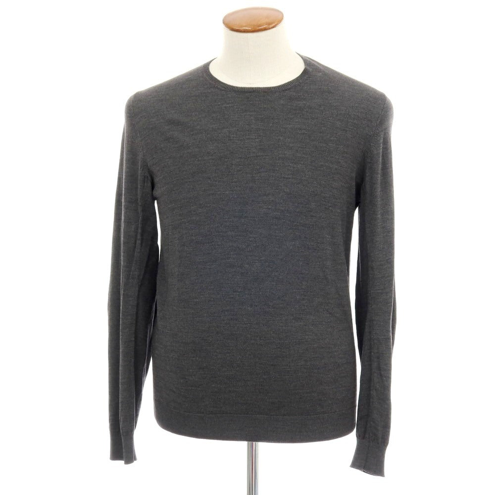 【中古】ナインナインワン ジャパン 991 Japan ハイゲージ ウールナイロンポリウレタン クルーネック プルオーバーニット グレー【サイズ48】【 状態ランクB 】【 メンズ 】