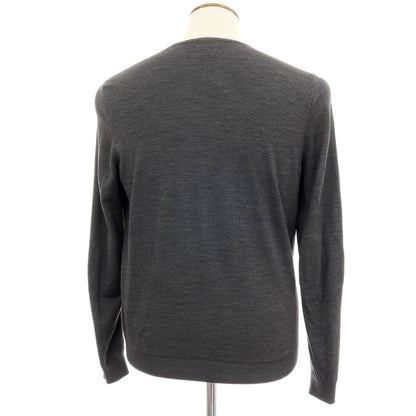 【中古】ナインナインワン ジャパン 991 Japan ハイゲージ ウールナイロンポリウレタン クルーネック プルオーバーニット グレー【サイズ48】【 状態ランクB 】【 メンズ 】