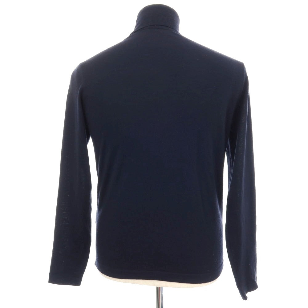 【SALE30%OFF/返品不可】【中古】トゥモローランド TOMORROWLAND tricot ハイゲージ ウール タートルネック プルオーバーニット ネイビー【 サイズM 】【 状態ランクC 】【 メンズ 】