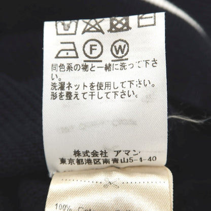 【中古】アルテア Altea コットン クルーネック プルオーバーニット ネイビーxホワイト【サイズJP:S】【 状態ランクB 】【 メンズ 】