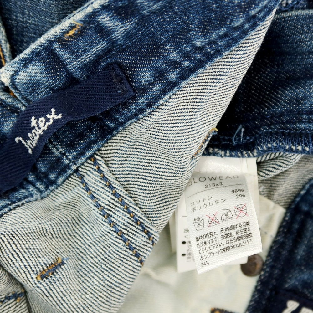 【中古】インコテックス INCOTEX ストレッチ デニムパンツ ダークブルー【サイズ29】【 状態ランクC 】【 メンズ 】