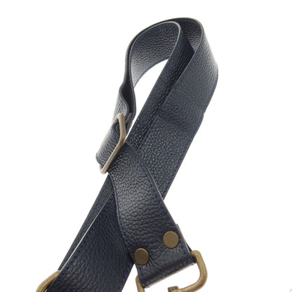 【中古】ザネラート ZANELLATO POSTINA レザー スエード ショルダーバッグ ネイビー【 状態ランクB 】【 ユニセックス 】