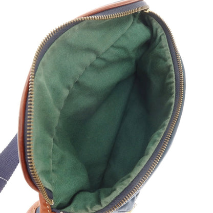 【中古】フェリージ Felisi 799 ナイロン レザー ボディバッグ ネイビーxブラウン【 状態ランクC 】【 メンズ 】