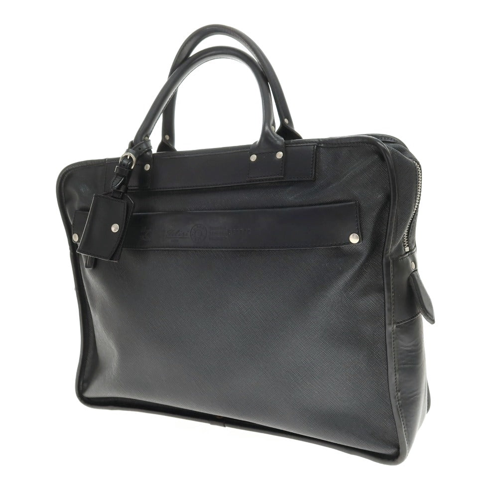 【中古】フェリージ Felisi 8637/2 PVC レザー ブリーフケース ブラック【 状態ランクB 】【 メンズ 】
