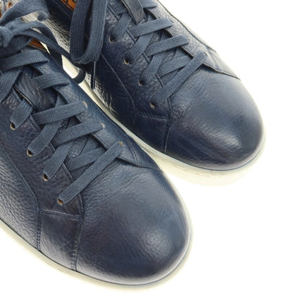 【中古】マグナーニ MAGNANNI レザー スニーカー ネイビー【 41 】【 状態ランクC 】【 メンズ 】 []