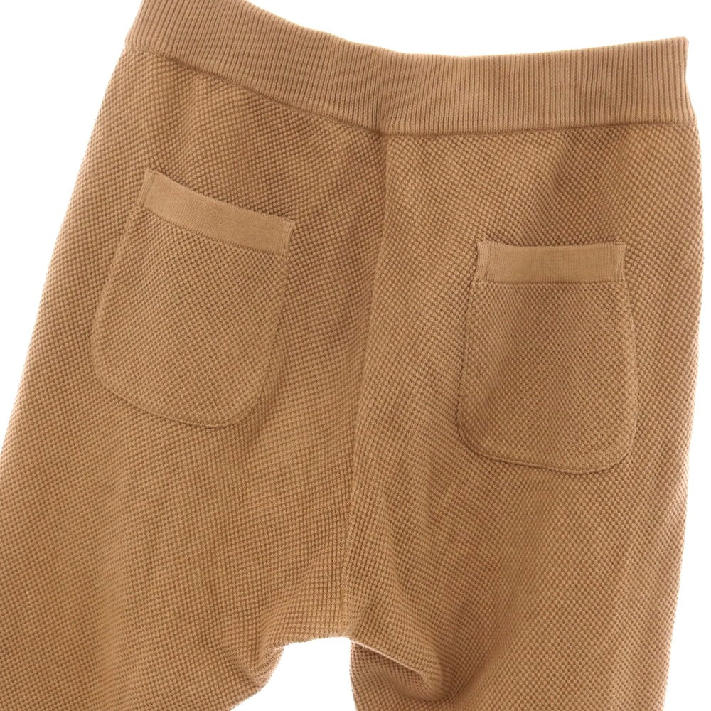 【中古】クレプスキュール crepuscule コットン ニット イージーパンツ ブラウン【サイズ2】【 状態ランクC 】【 メンズ 】