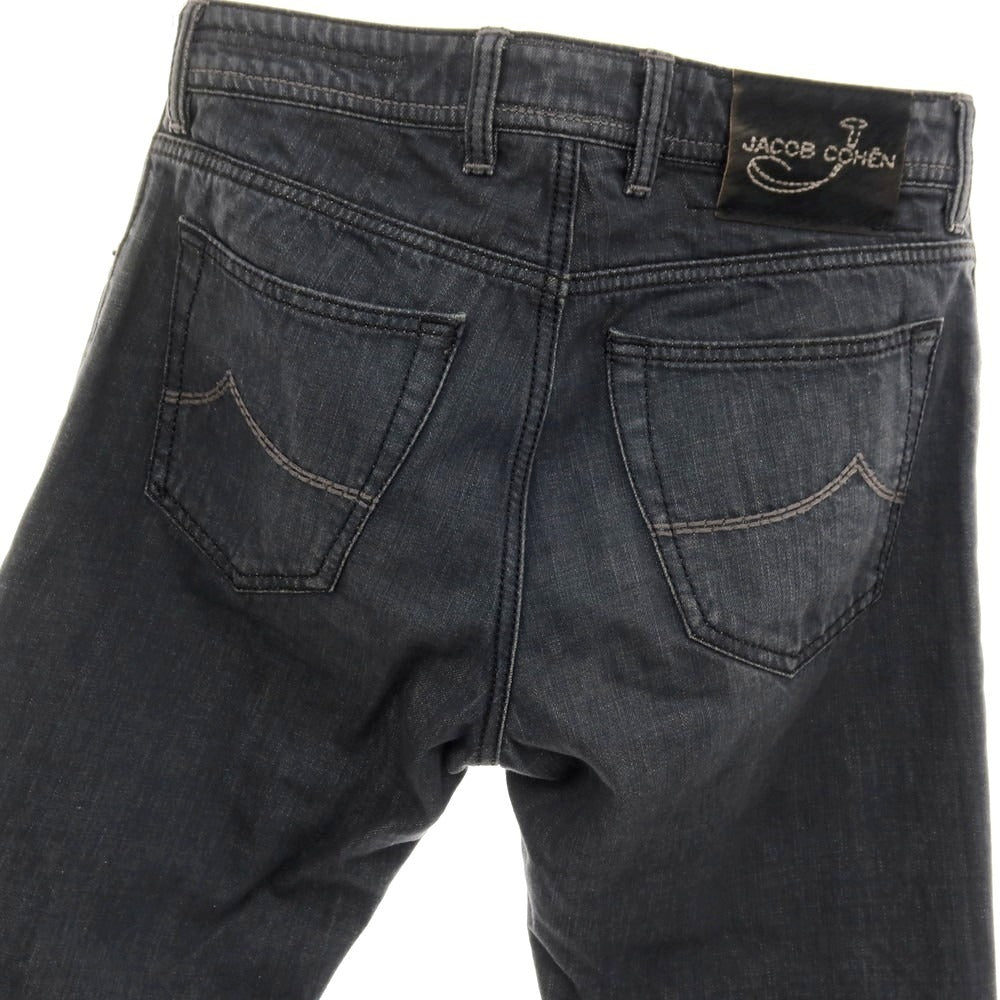 【中古】ヤコブコーエン JACOB COHEN J688 デニムパンツ ジーンズ ブラック【サイズ30】【 状態ランクC 】【 メンズ 】