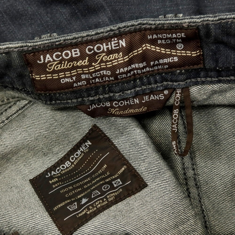 【中古】ヤコブコーエン JACOB COHEN J688 デニムパンツ ジーンズ ブラック【サイズ30】【 状態ランクC 】【 メンズ 】