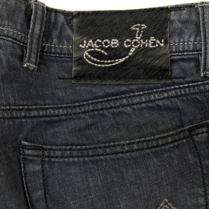 【中古】ヤコブコーエン JACOB COHEN J688 デニムパンツ ジーンズ ブラック【サイズ30】【 状態ランクC 】【 メンズ 】