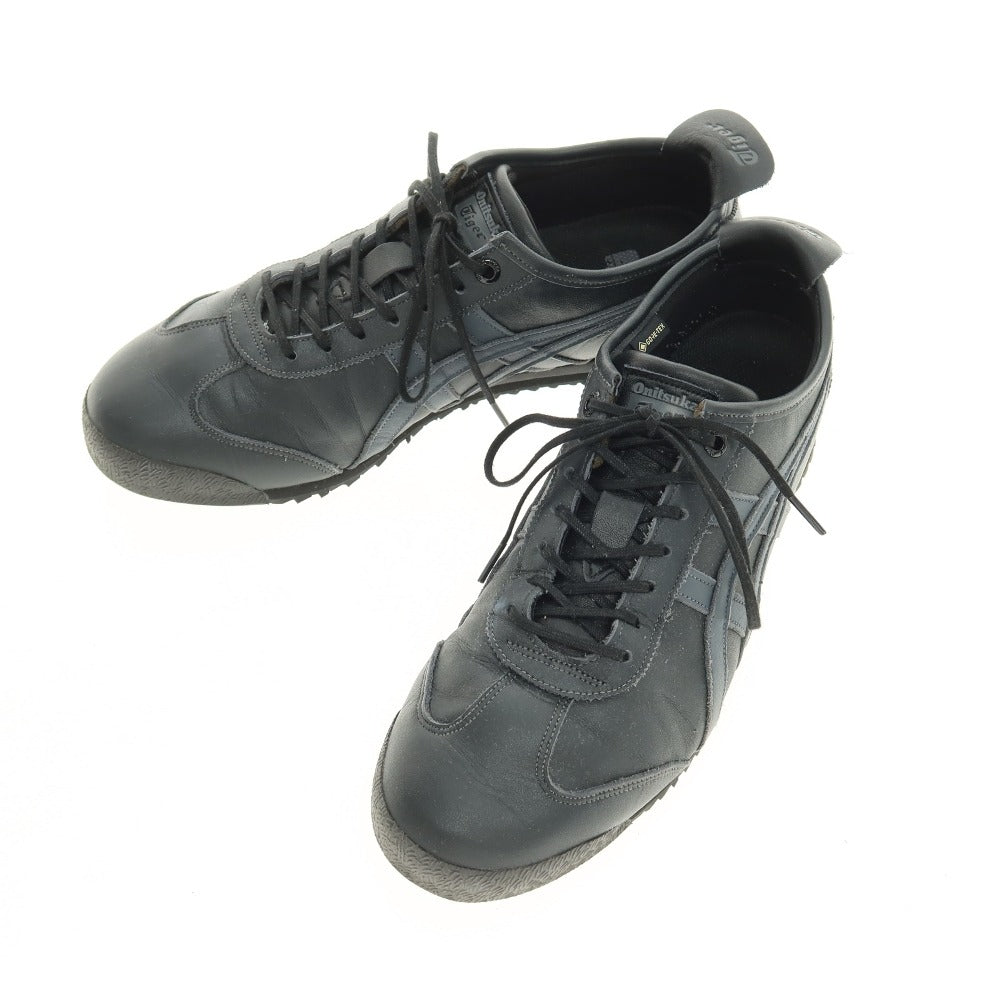 【中古】オニツカタイガー ONITSUKA TIGER MEXICO 66 SD レザー GORE TEX スニーカー ブラック【 26.5 】【 状態ランクB 】【 メンズ 】 []
