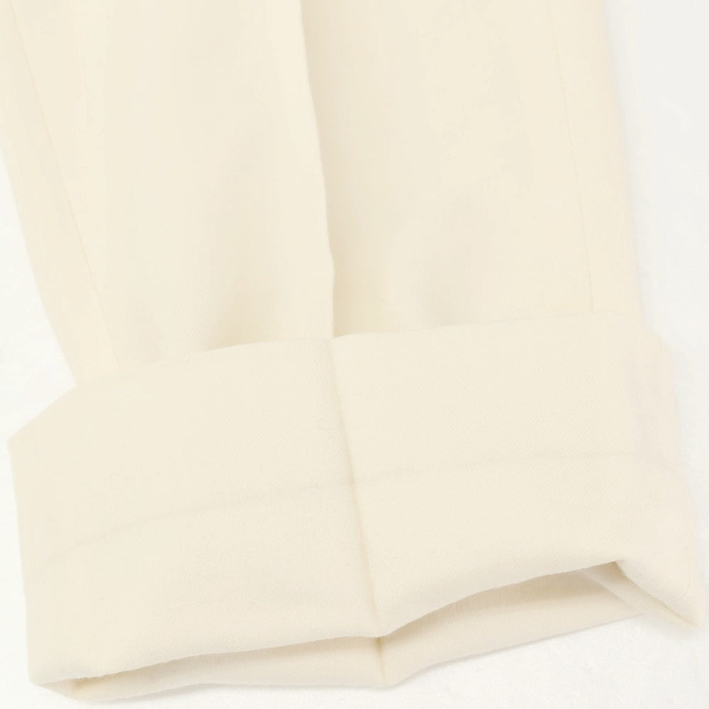 【中古】インコテックス INCOTEX BEAMS F別注 ウール カジュアルスラックスパンツ アイボリー【サイズ46】【 状態ランクC 】【 メンズ 】