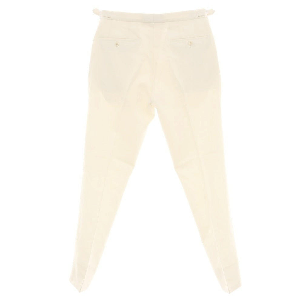 【中古】インコテックス INCOTEX BEAMS F別注 ウール カジュアルスラックスパンツ アイボリー【サイズ46】【 状態ランクC 】【 メンズ 】