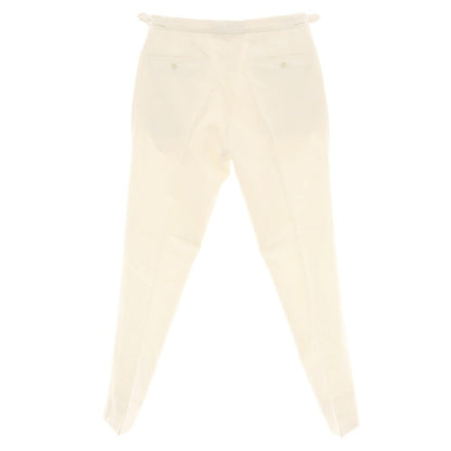 【中古】インコテックス INCOTEX BEAMS F別注 ウール カジュアルスラックスパンツ アイボリー【サイズ46】【 状態ランクC 】【 メンズ 】