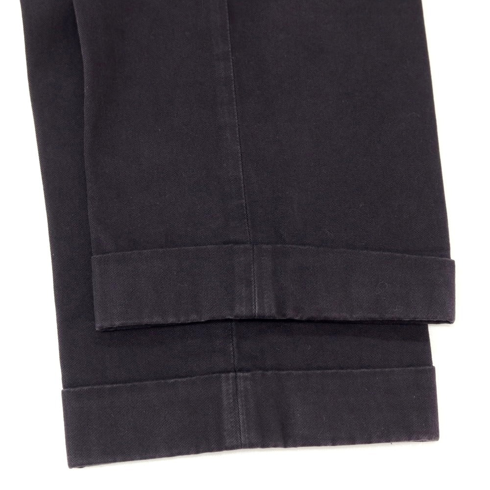 【中古】インコテックス INCOTEX ツイルコットン カジュアルスラックスパンツ ネイビー【サイズ46】【 状態ランクC 】【 メンズ 】