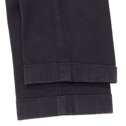 【中古】インコテックス INCOTEX ツイルコットン カジュアルスラックスパンツ ネイビー【サイズ46】【 状態ランクC 】【 メンズ 】