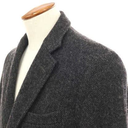 【SALE30%OFF/返品不可】【中古】ウールリッチ WOOLRICH ウールナイロン ヘリンボーン 2B テーラードジャケット グレー【 サイズM 】【 状態ランクC 】【 メンズ 】