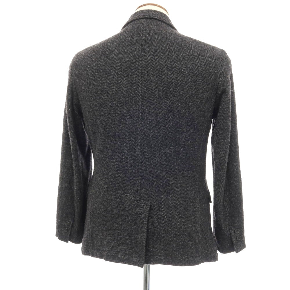 【SALE30%OFF/返品不可】【中古】ウールリッチ WOOLRICH ウールナイロン ヘリンボーン 2B テーラードジャケット グレー【 サイズM 】【 状態ランクC 】【 メンズ 】