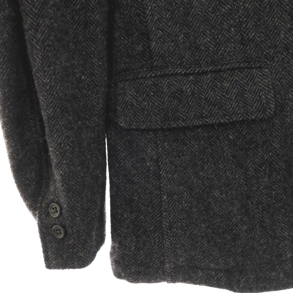 【SALE30%OFF/返品不可】【中古】ウールリッチ WOOLRICH ウールナイロン ヘリンボーン 2B テーラードジャケット グレー【 サイズM 】【 状態ランクC 】【 メンズ 】