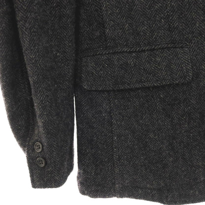 【SALE30%OFF/返品不可】【中古】ウールリッチ WOOLRICH ウールナイロン ヘリンボーン 2B テーラードジャケット グレー【 サイズM 】【 状態ランクC 】【 メンズ 】