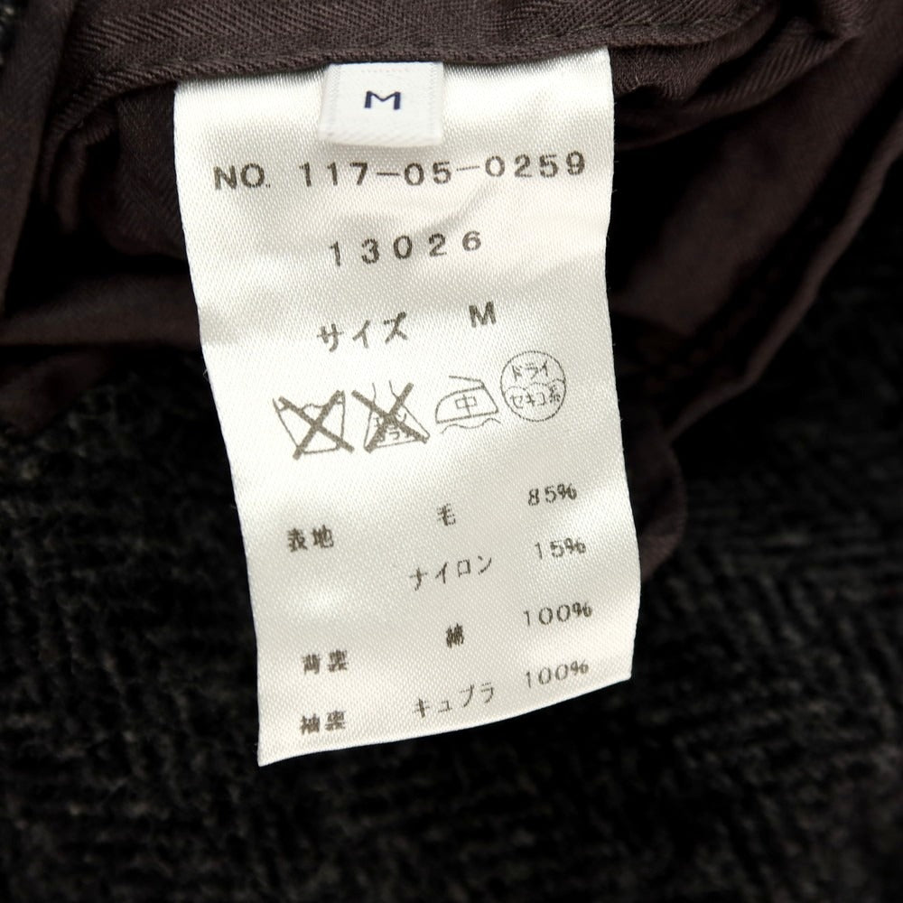 【SALE30%OFF/返品不可】【中古】ウールリッチ WOOLRICH ウールナイロン ヘリンボーン 2B テーラードジャケット グレー【 サイズM 】【 状態ランクC 】【 メンズ 】