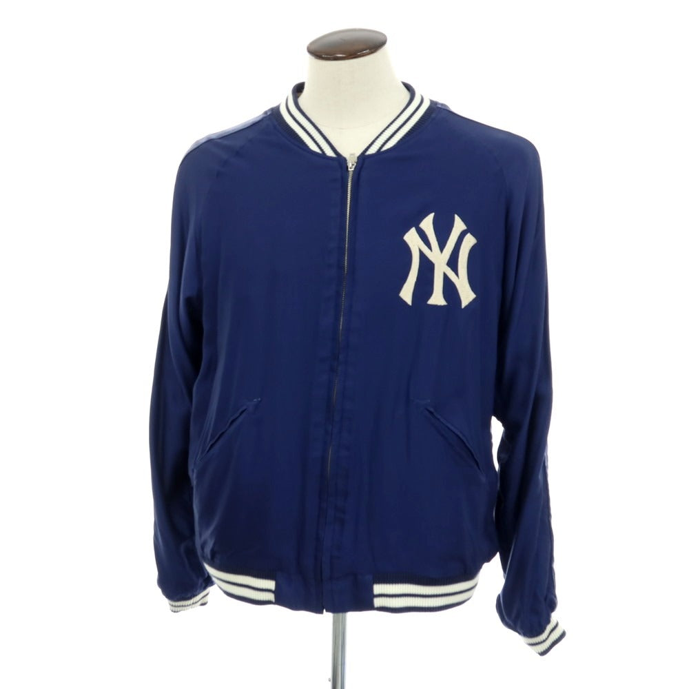 【中古】テイラー トーヨー TAILOR TOYO BEAMS別注 ORIGINAL MLB COLLECTION リバーシブル アセテート スカジャン ネイビー【 サイズXL 】【 状態ランクB 】【 メンズ 】 [APD]