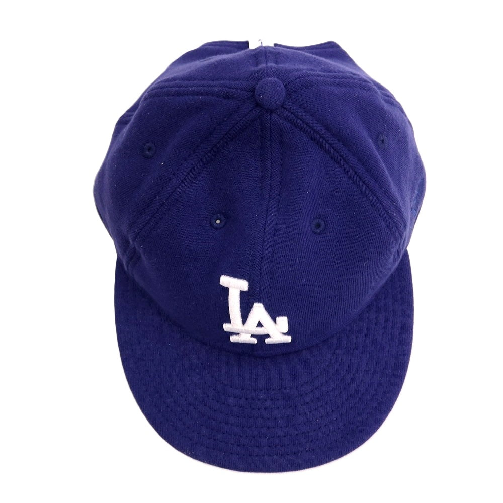 【SALE10%OFF/返品不可】【中古】ループウィラー LOOPWHEELER × NEW ERA × BEAMS PLUS 裏パイルスウェット ベースボールキャップ 帽子 ブルー【 状態ランクB 】【 メンズ 】