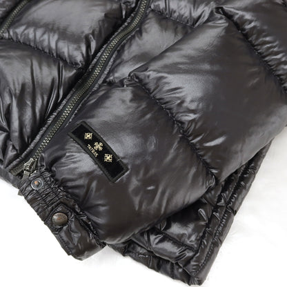 【中古】タトラス TATRAS ナイロン スタンドカラー ダブルジップ ダウンジャケット ブラック【サイズ2】【 状態ランクB 】【 メンズ 】
