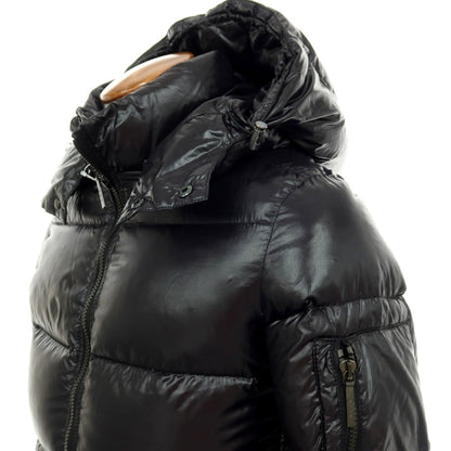 【中古】タトラス TATRAS ナイロン スタンドカラー ダブルジップ ダウンジャケット ブラック【サイズ2】【 状態ランクB 】【 メンズ 】