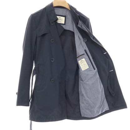【中古】ヘルノ Herno ナイロン トレンチコート ネイビー【サイズ46】【 状態ランクC 】【 メンズ 】