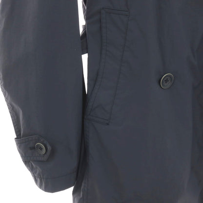 【中古】ヘルノ Herno ナイロン トレンチコート ネイビー【サイズ46】【 状態ランクC 】【 メンズ 】