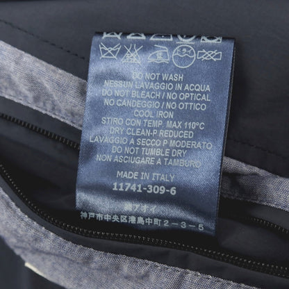 【中古】ヘルノ Herno ナイロン トレンチコート ネイビー【サイズ46】【 状態ランクC 】【 メンズ 】