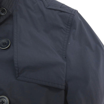 【中古】ヘルノ Herno ナイロン トレンチコート ネイビー【サイズ46】【 状態ランクC 】【 メンズ 】