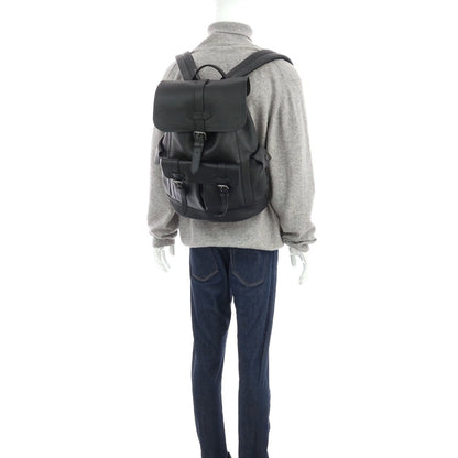 【中古】コーチ COACH F23202 レザー バックパック・リュック ブラック【 状態ランクC 】【 メンズ 】