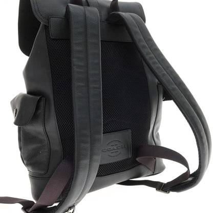 【中古】コーチ COACH F23202 レザー バックパック・リュック ブラック【 状態ランクC 】【 メンズ 】