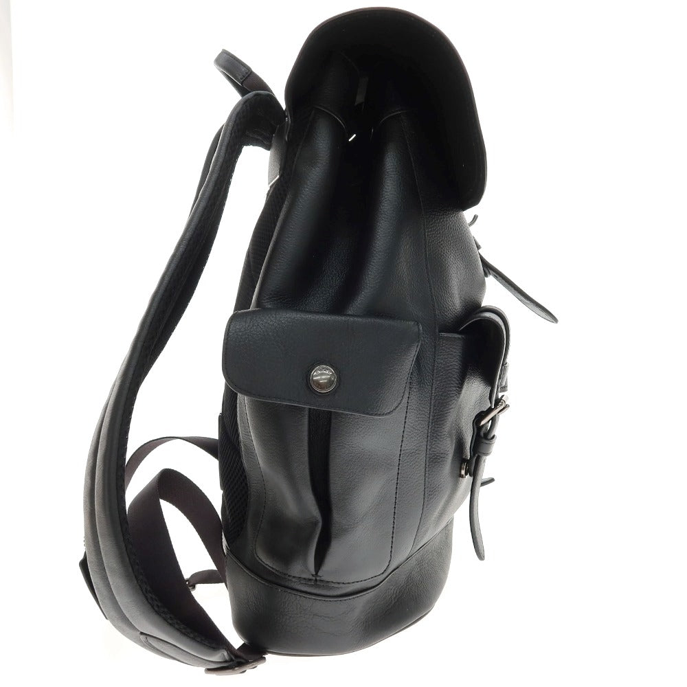 【中古】コーチ COACH F23202 レザー バックパック・リュック ブラック【 状態ランクC 】【 メンズ 】