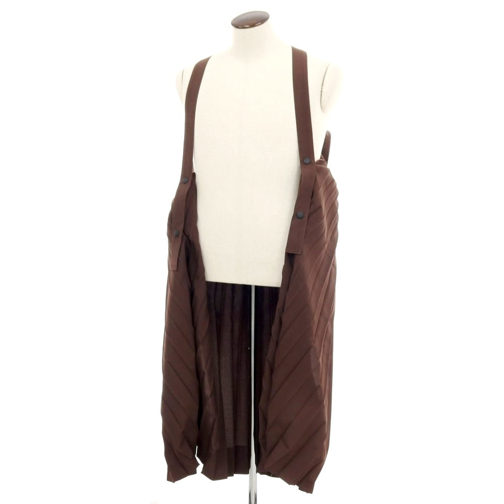【中古】オム プリッセ イッセイミヤケ HOMME PLISSE ISSEY MIYAKE 2026年春夏 フーデッドコート ブラウン【 表記なし(L位) 】【 状態ランクA 】【 メンズ 】[APD]